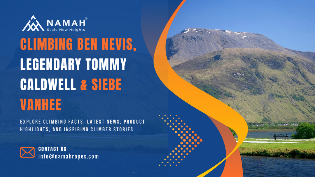 Climbing Ben Nevis, legendary Tommy Caldwell & Siebe Vance