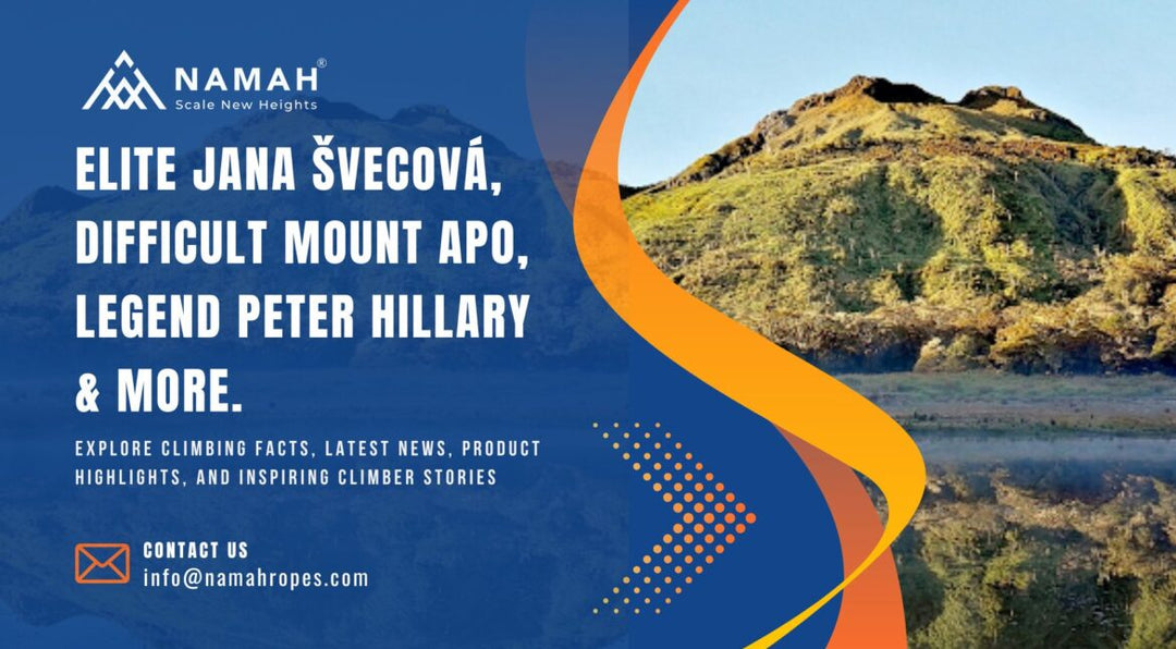 Elite Jana Švecová, difficult Mount Apo, Legend Peter Hillary & more