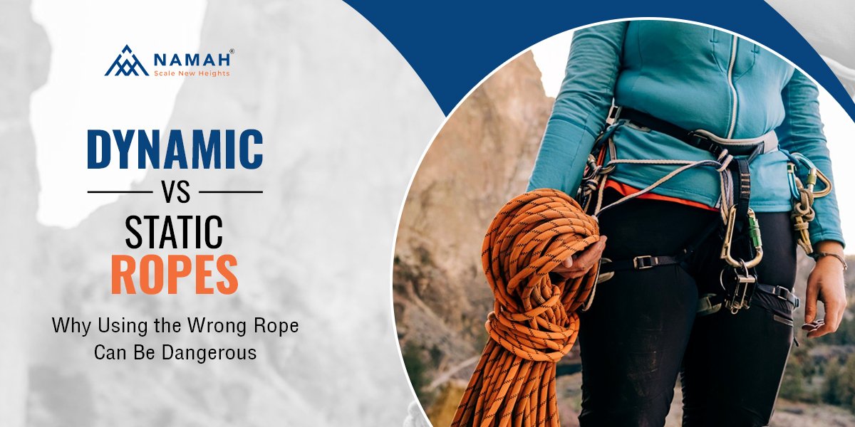 Spring Dynamic Rope Dynamic vs Static Ropes: Differences & Safety Risk Explained – Namah Ropes