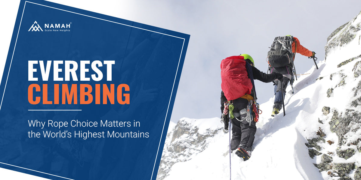 Explore Everest climbing ropes built for demanding mountaineering