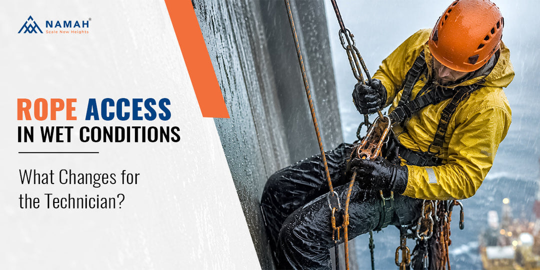 Rope Access in Wet Conditions: What Changes for the Technician?