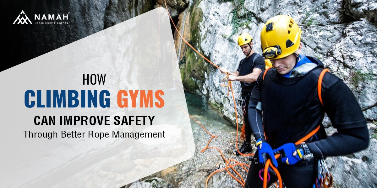 The climbers are understanding Rope Management System in Climbing Gyms
