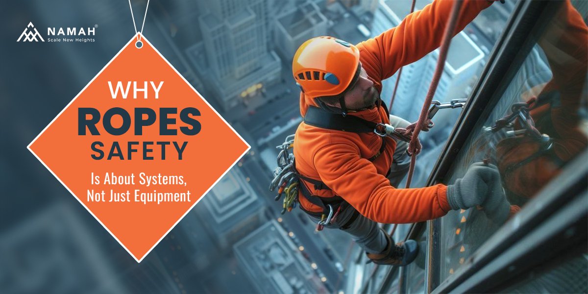 Rope Safety System for Work at Height: Why Gear Alone Fails – Namah Ropes