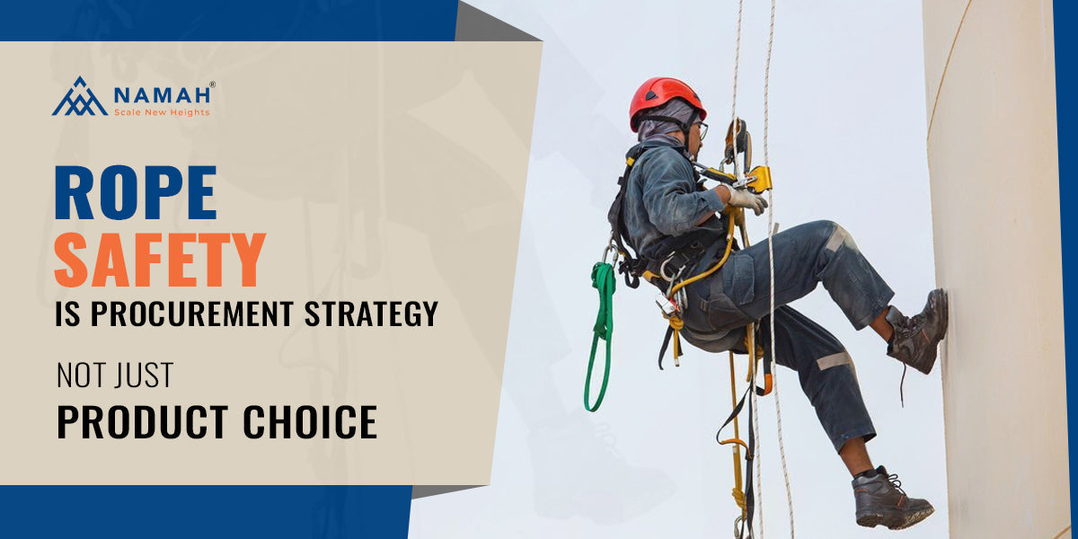 A person is identifying the Rope Safety Procurement Strategy 