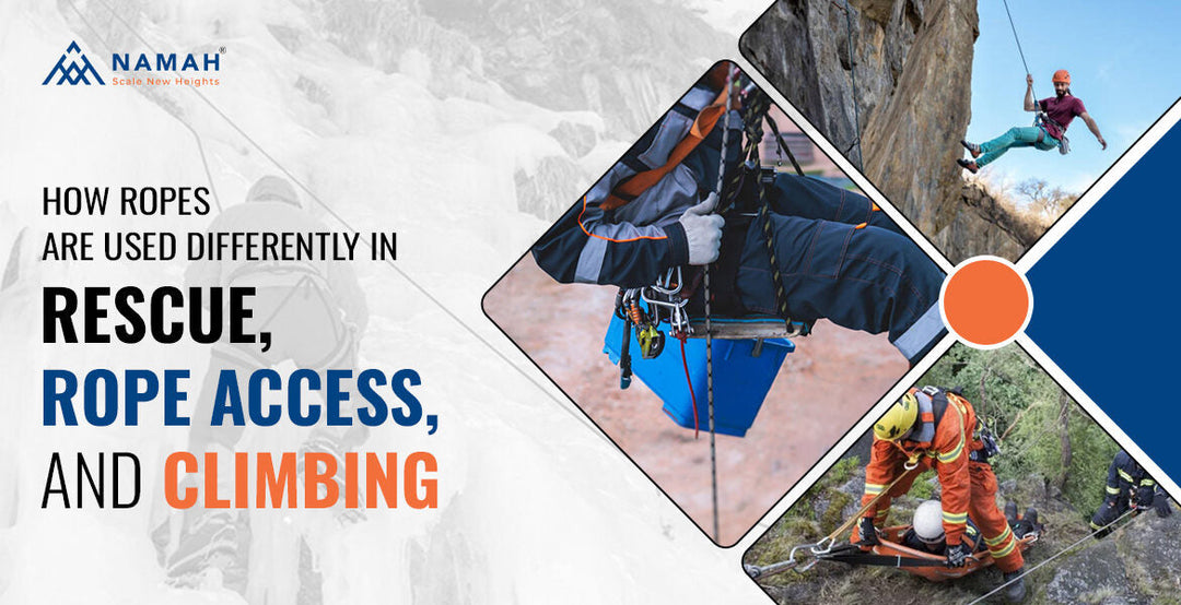 How Ropes Are Used Differently in Rescue, Rope Access, and Climbing