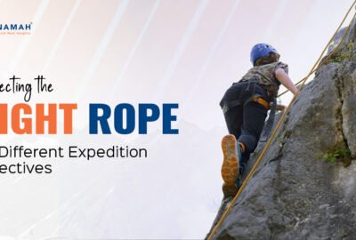 A Man Climbing On A Rock By Identifying The Expedition Rope Selection Objectives
