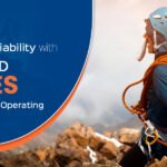 A man is standing on a rock with Certified Rescue Rope for rescure operation