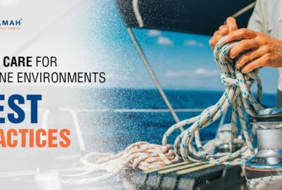 A Man Is Identifying The Marine Rope Care Best Practices