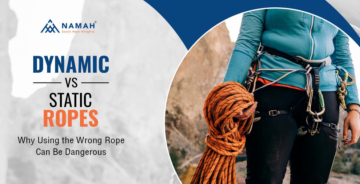 A Girl Is Understanding The Difference Between Dynamic Vs Static Ropes