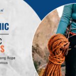 A girl is understanding the difference between Dynamic vs Static Ropes