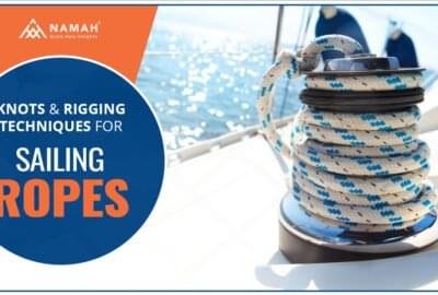 Sailing Rope Knots On A Boat